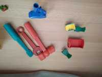 plastikowa puszka na śmieci dla dzieci, narzędzia, kołyska, mikroskop