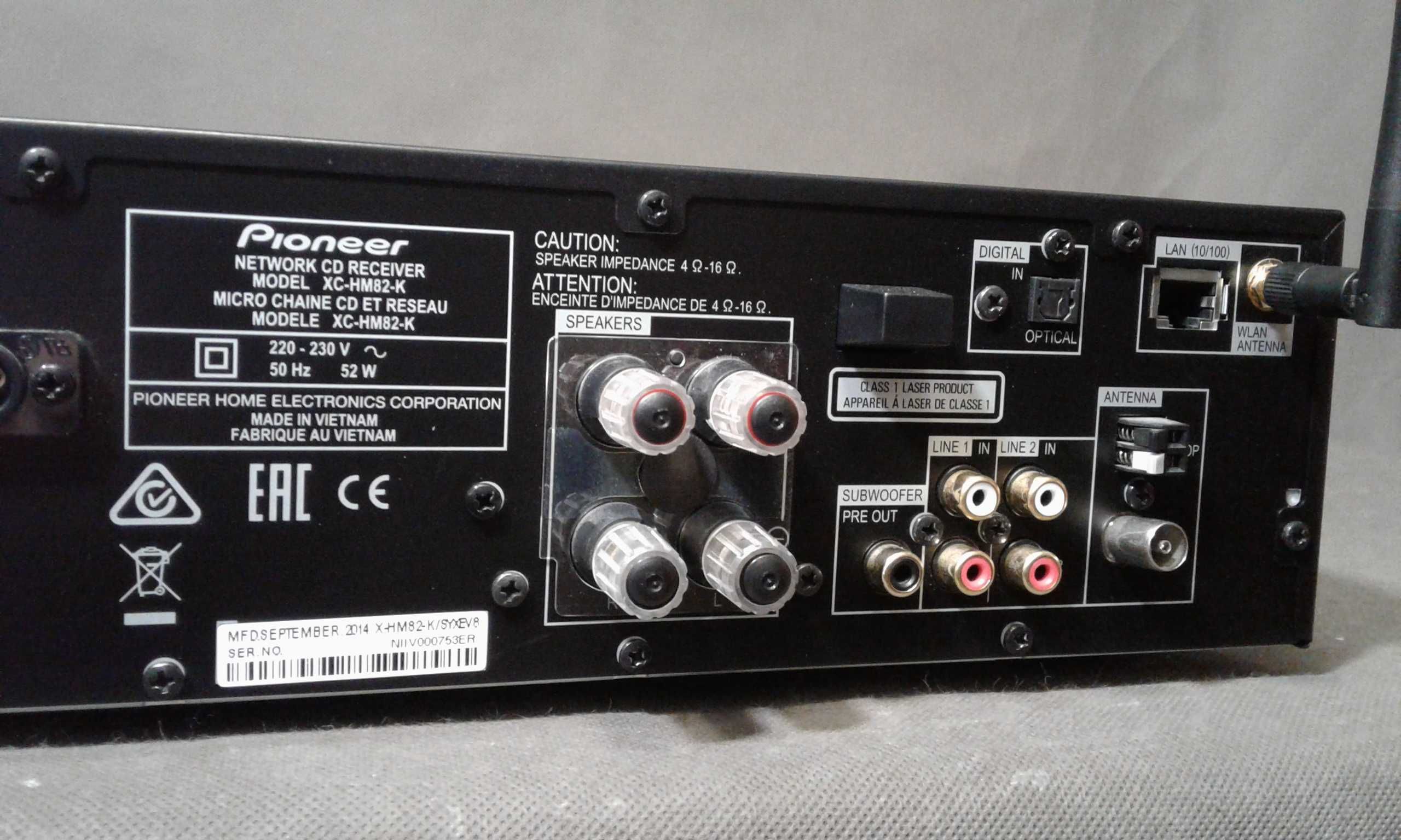 PIONEER XC-HM82K ,zestaw stereo