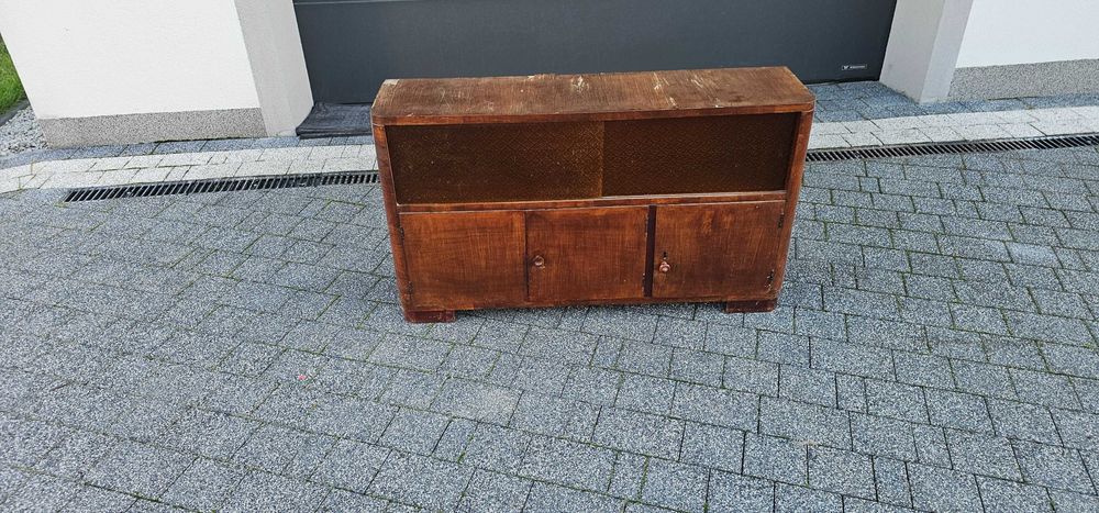 Szafka Serwantka PRL w stylu ART DECO