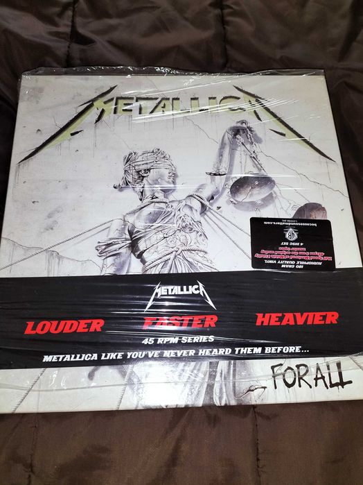 Vendo Boxset do AFA dos Metallica com 4 x Vinis, Remasterizado