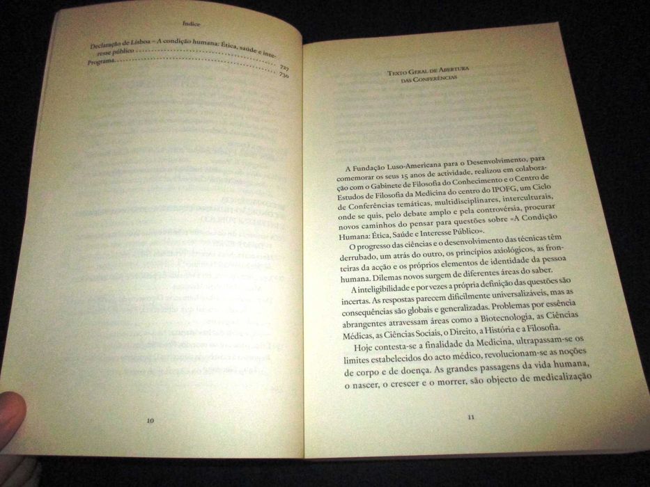 Livro A Condição Humana Ética Saúde e Interesse Público