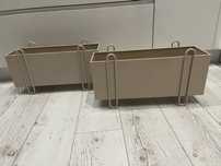2 donice metalowe reserved home