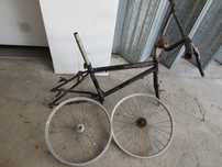 Quadro BMX Vintage com rodas