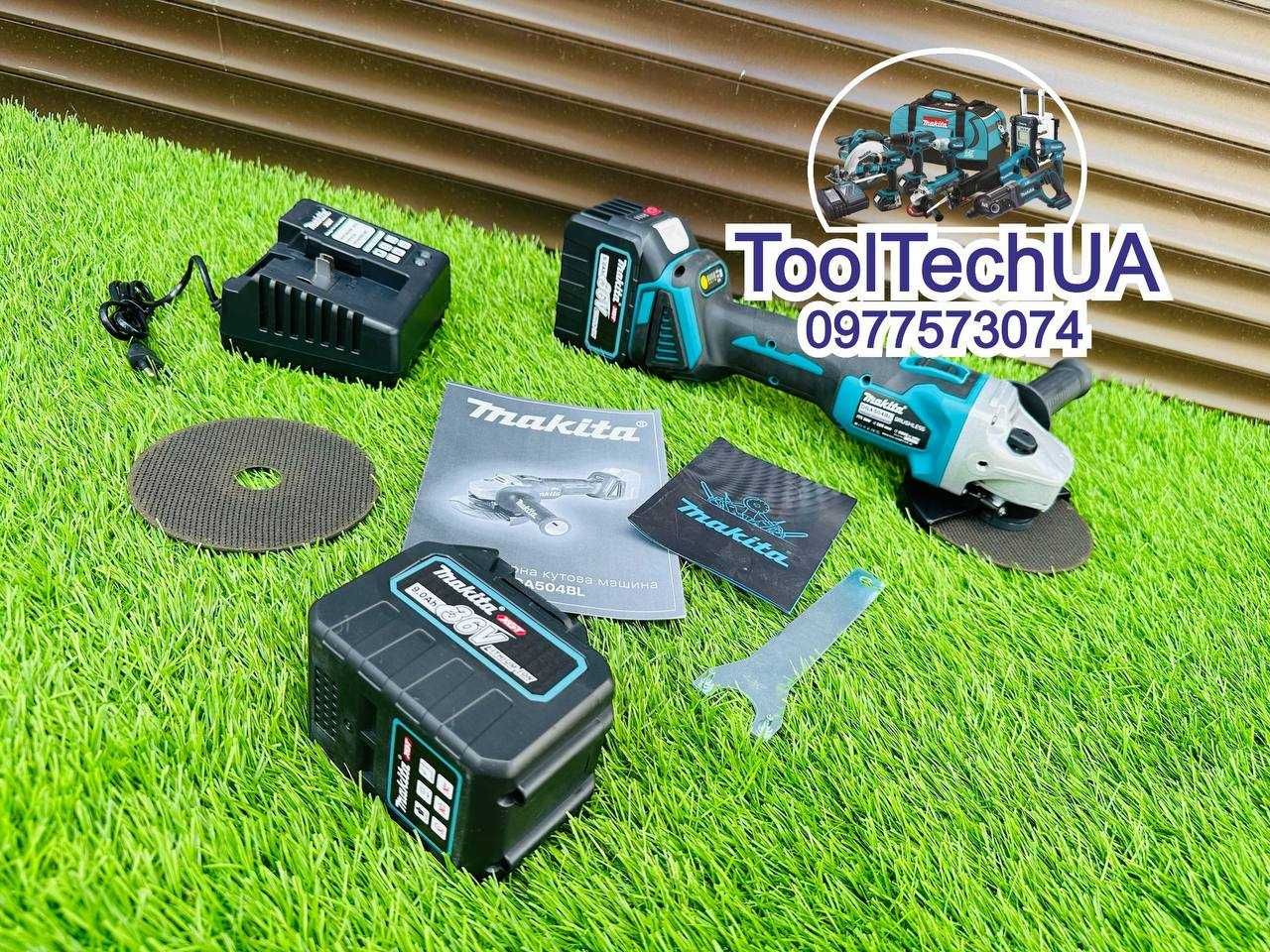 Набор на акумуляторі 2/1 Makita Гайковерт DTW850BL + Балгарка DGA504BL