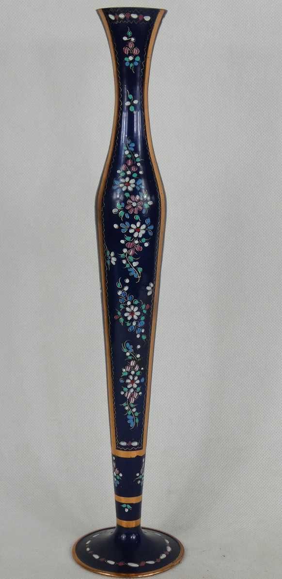WAZON flet emalia kwiat kobalt 40cm