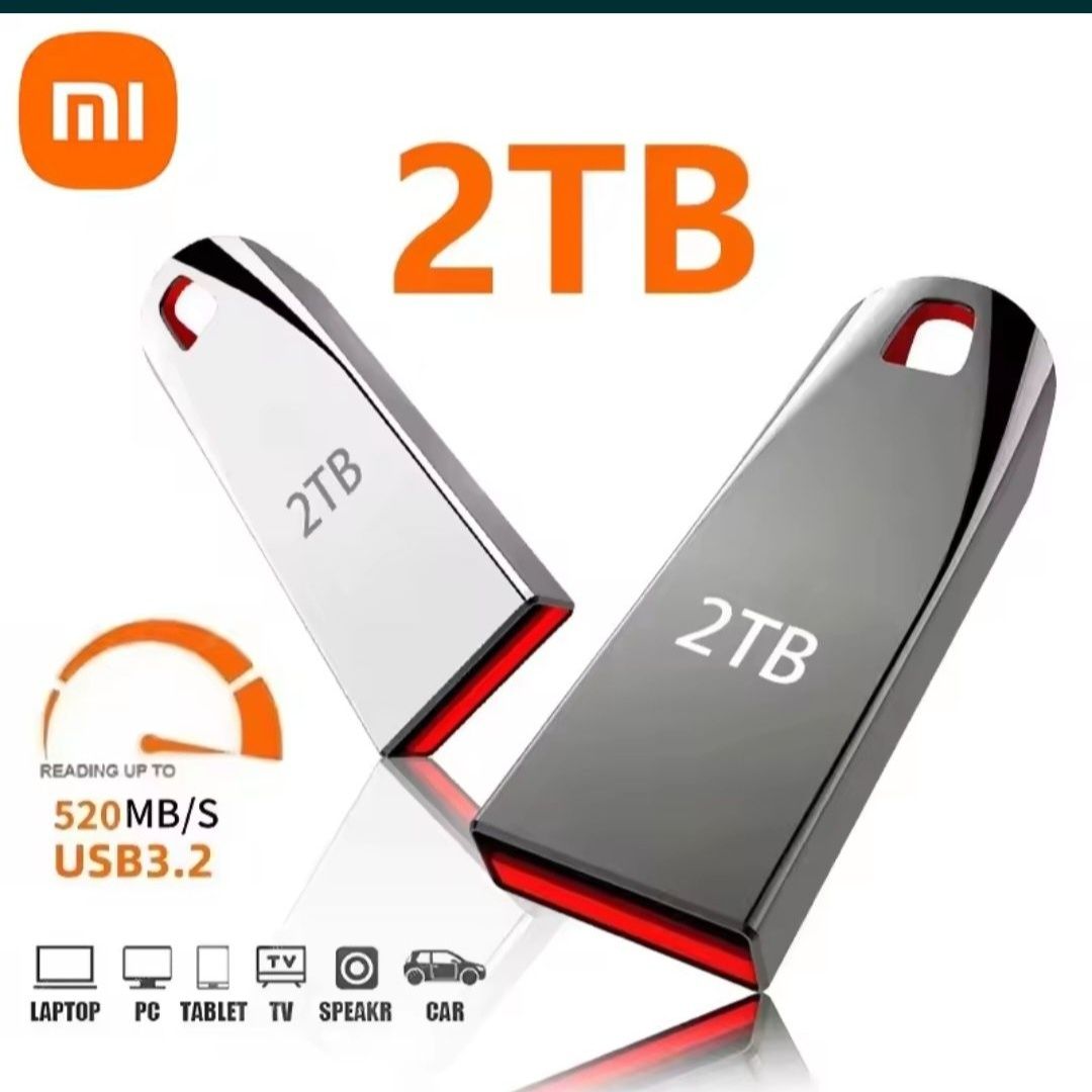 Pendrive Xiaomi 2 TB 2000 GB nowy pendrive do komputera Typ C USB