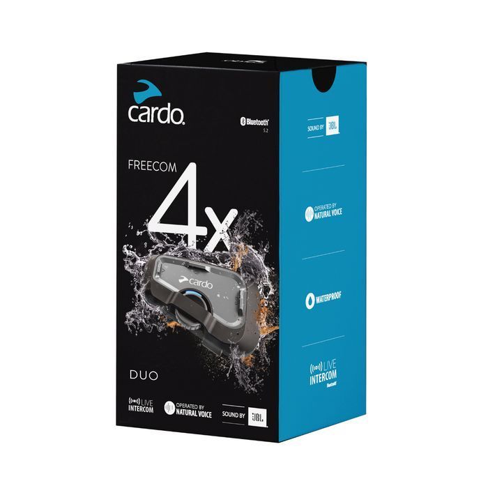 Interkom Bluetooth Cardo Freecom 4x 2szt Interkom dwukierunkowy