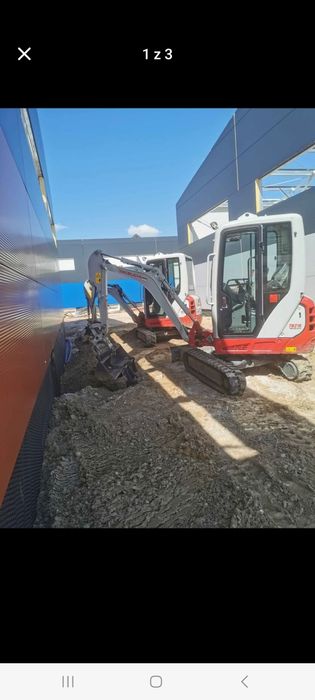 Wynajem Minikoparka  Tb 216