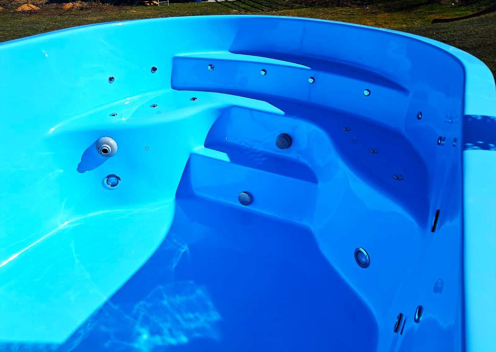 Basen Wolnostojący LAVA Pool, pełne wyposażenie Balia Jacuzzi Dostępne