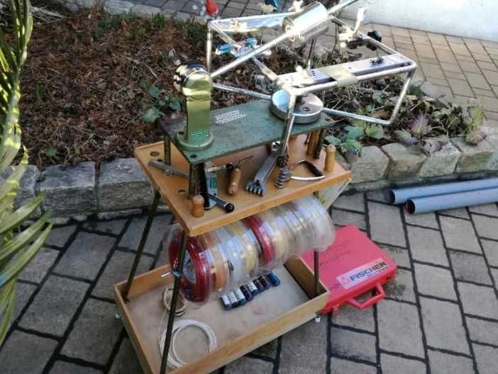 Maszyna do Naciągania rakiet tenisowych, naciągarka ze stołem