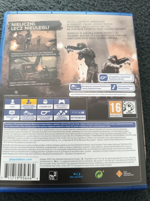 Gra Bravo team na PS4 gogle VR po polsku
