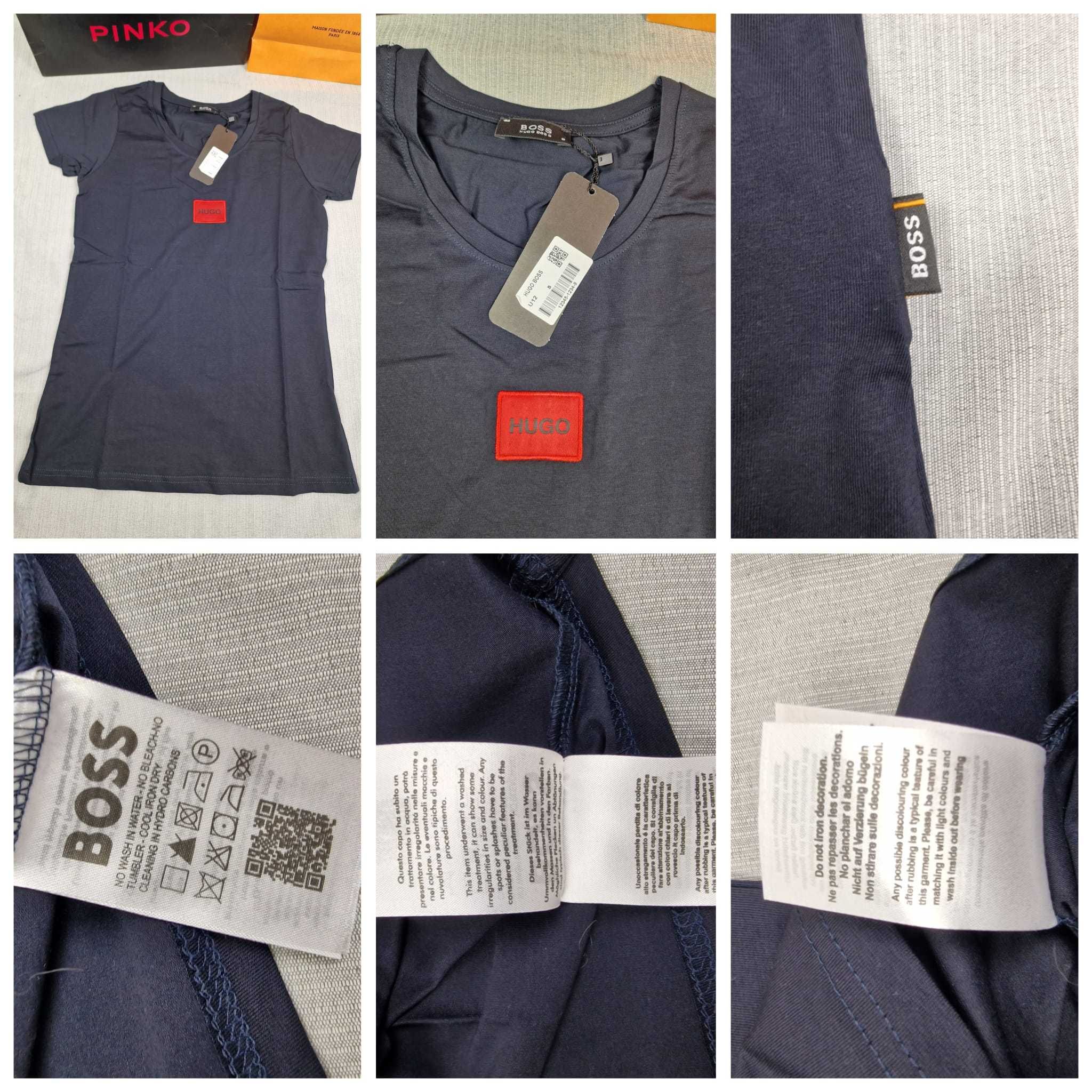 Koszulka damska t-shirt Hugo Boss znaczek kolory hit nowość