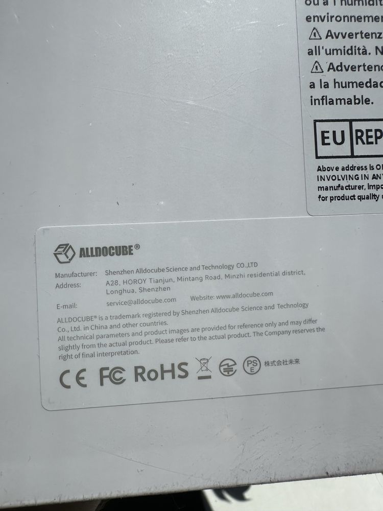 Tablet Alldocube iPlay 60S 4GB+128GB Android 14 Bateria7000mAh - Szary