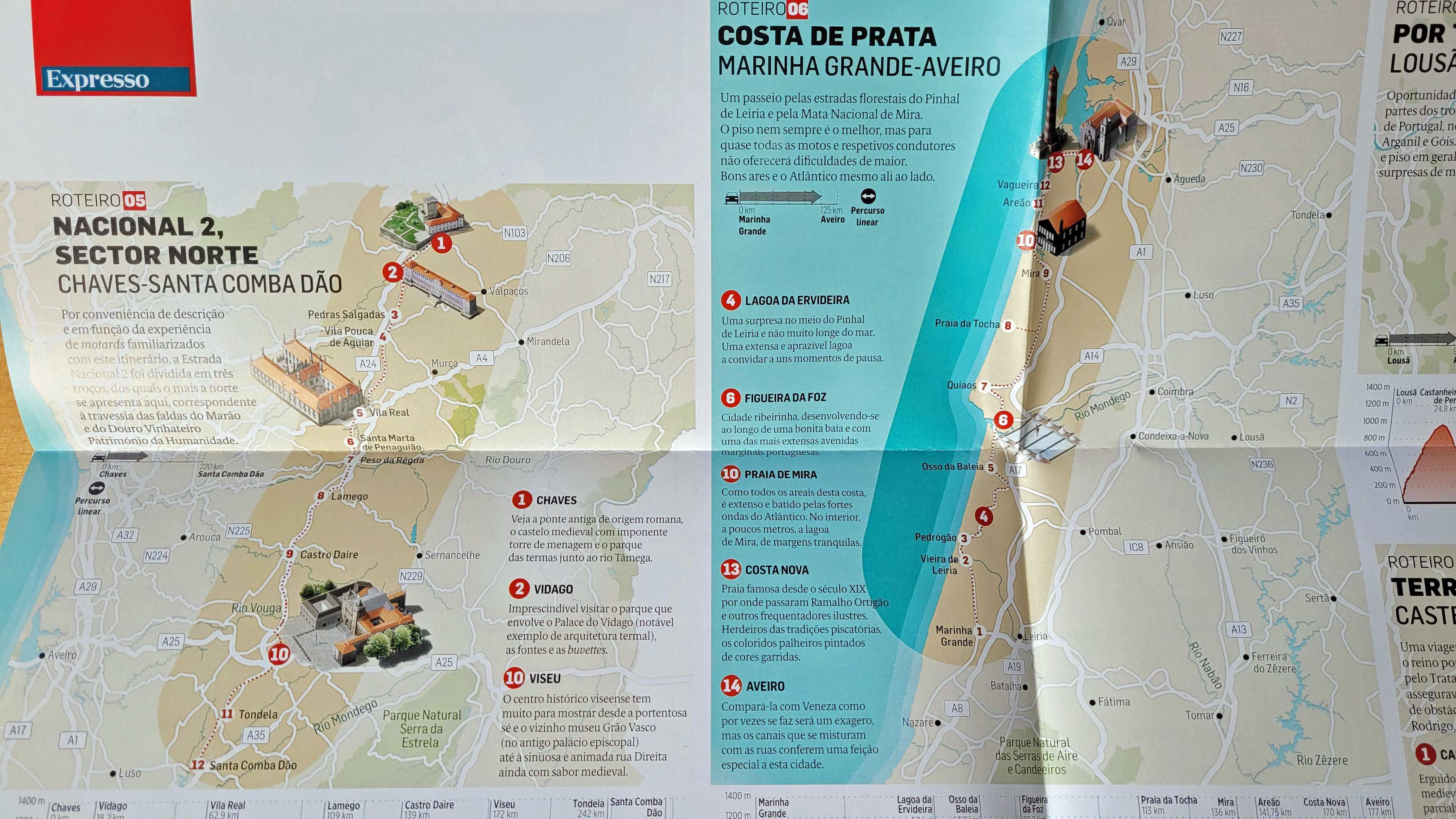 Roteiros Expresso- 15 percursos de norte a sul, lugares únicos