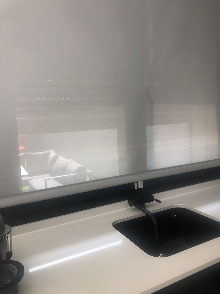 Cortinas com calha da onda