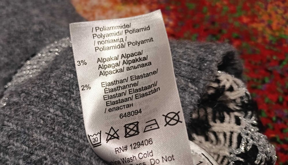 Lekki sweterek oversize 3% alpaka 36-40