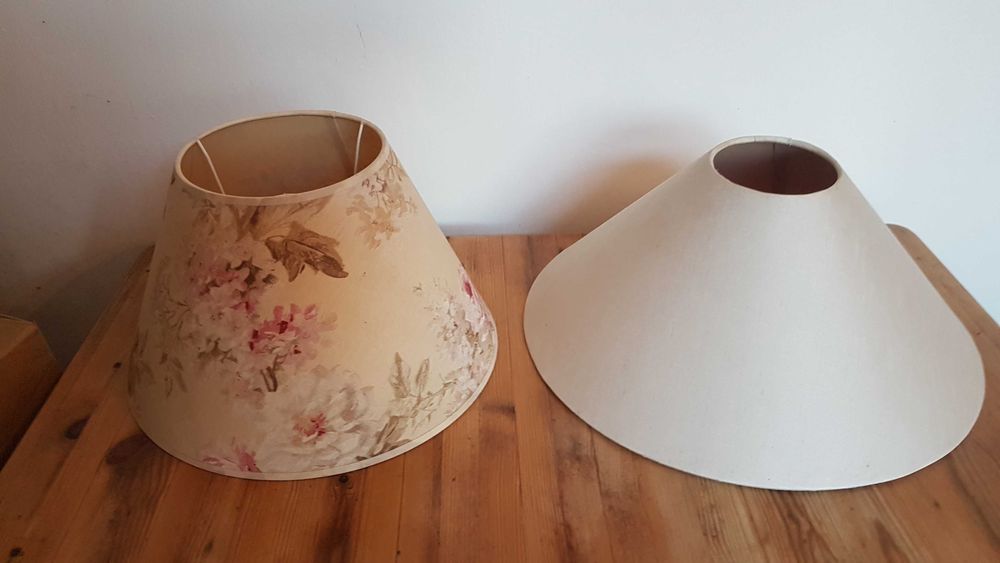 abażur lampy stojącej w stylu angielskim