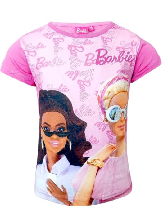 T-shirt bluzka z krótkim rękawem koszulka Barbie 98