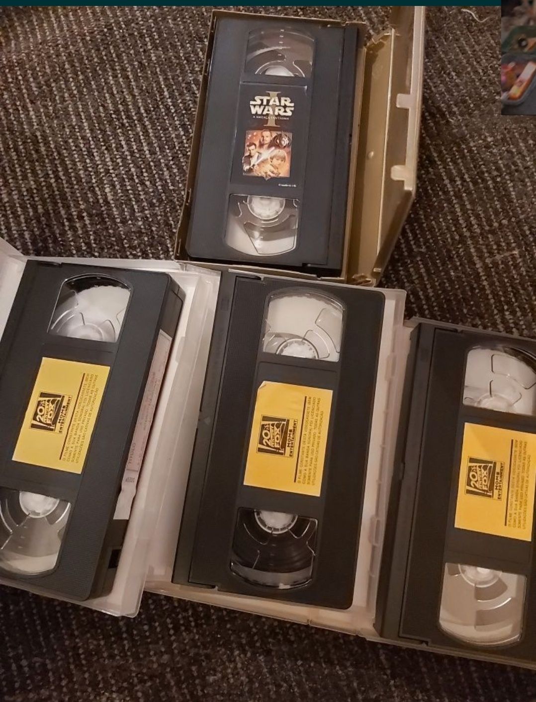 Star Wars 4 VHS como novos. Para coleccionador.