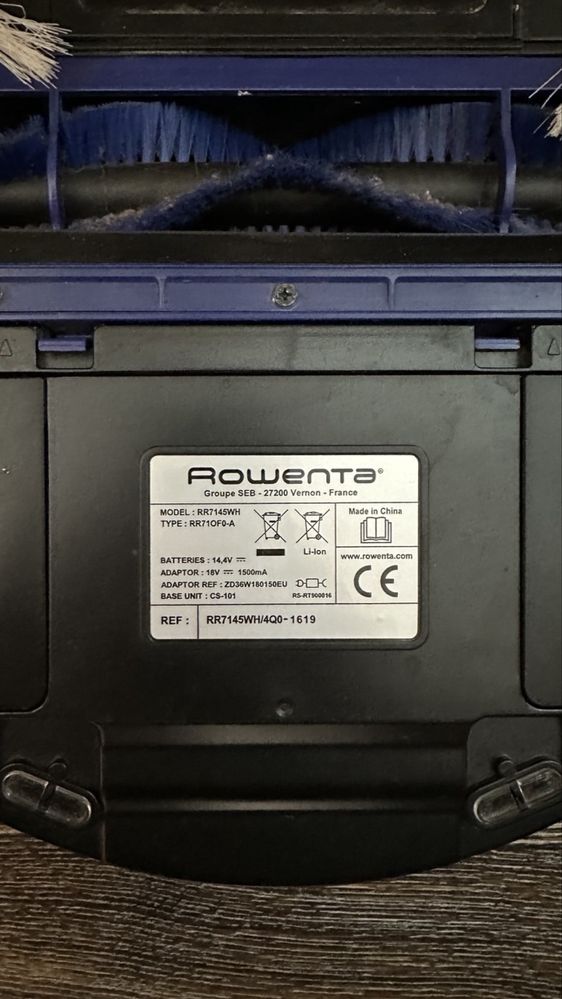Робот-пилосос rowenta rr7145wh