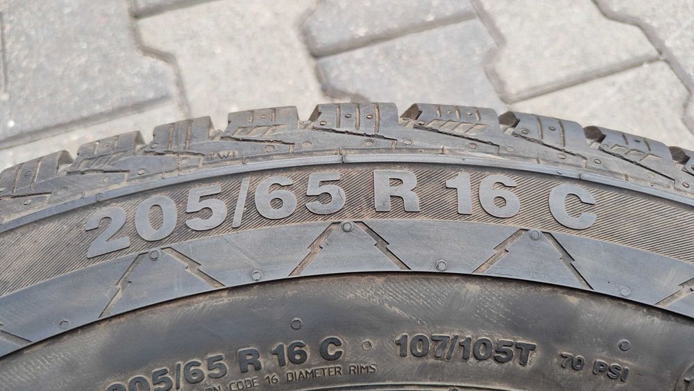 1x 205/65R16C Continental Vanco Winter Zima Używana FV Siedlce