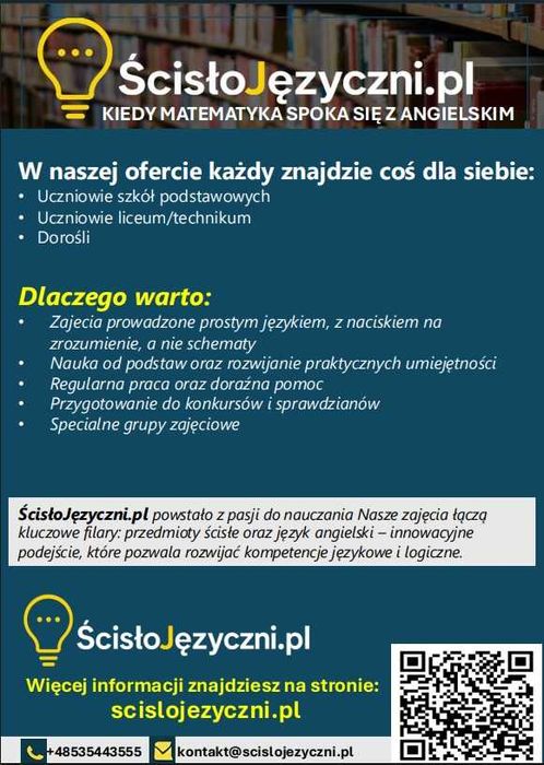 Korepetycje MATEMATYKA i ANGIELSKI. Matura | egzaminy klas ósmych