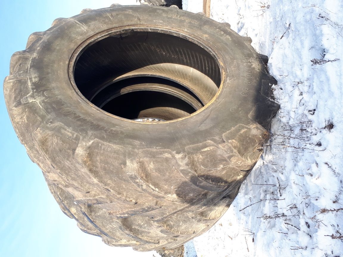 Ładna Para opony 580/70 R - 38 Continental AC70 T wzmocnione Ładne!