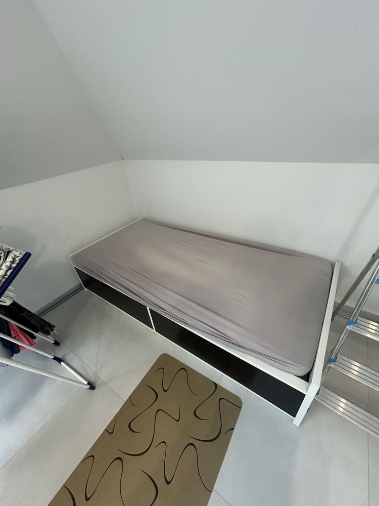 Pojedyńcze lóżko ODDA z IKEA wymiary 90x200cm