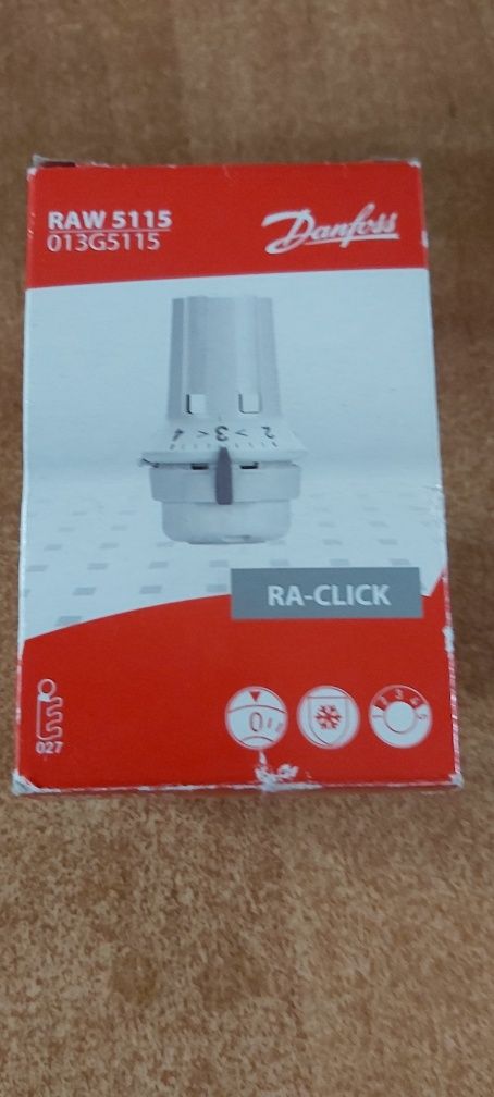 Danfoss  głowica termostatyczna klik klak x 4