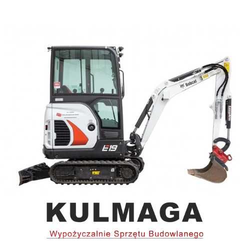 WYNAJEM minikoparka bobcat e19 2t