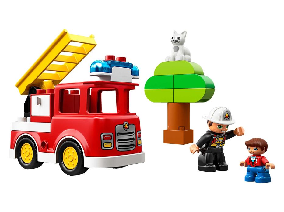 LEGO DUPLO 10901 Wóz strażacki + GRATIS zestaw z przyczepą