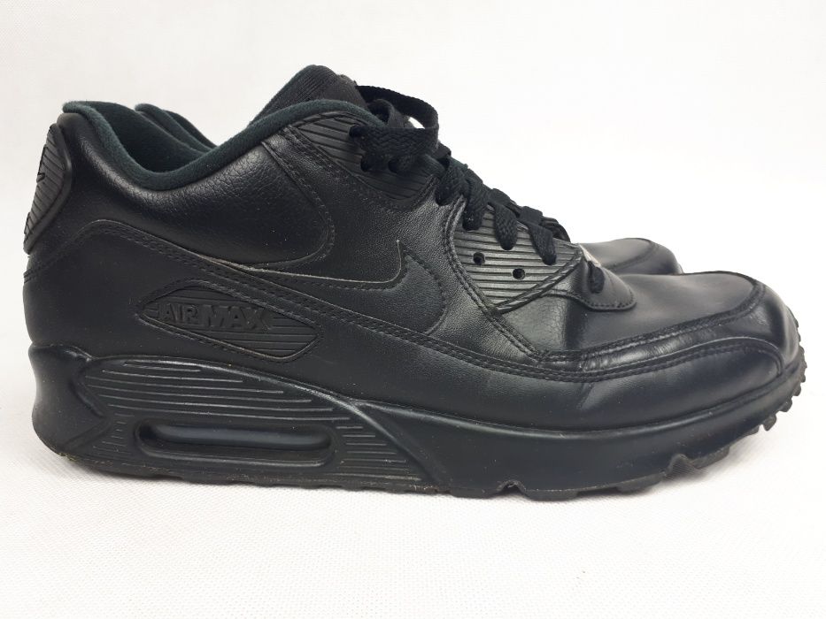 Buty NIKE Air Max 90 Leather 302519 Black/Black 44.5