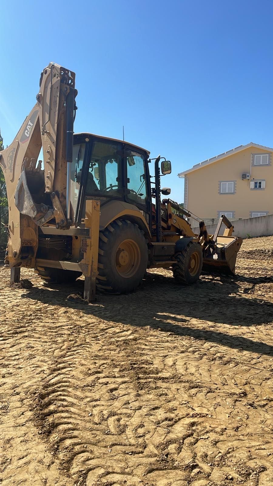 Retro escavadora Caterpillar 432F2
