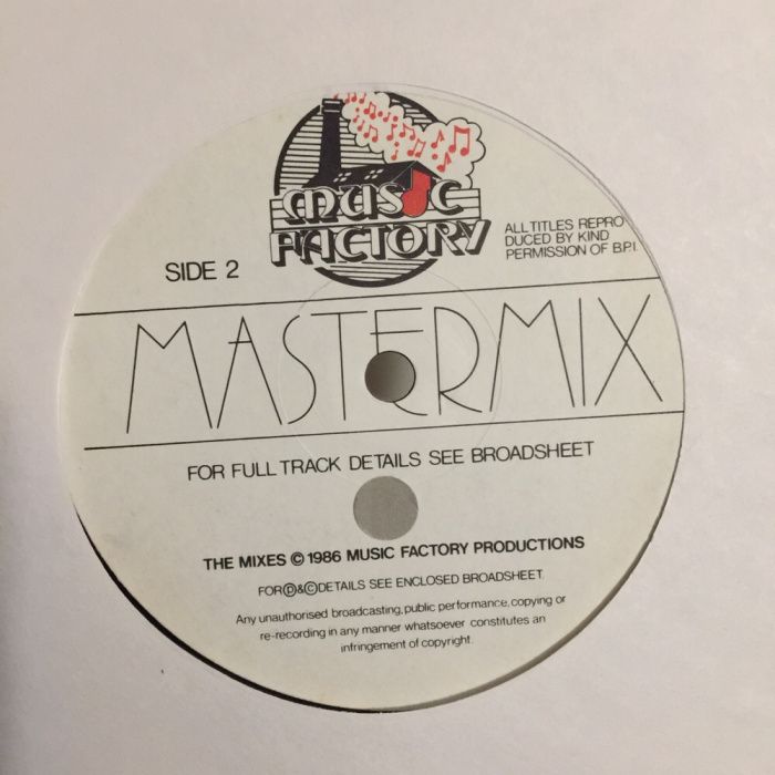 Music Factory mastermix - issue 3 - DJ mix - 1986 - Raro