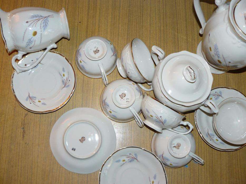 Porcelana.Zestaw kawowy Tułowice Porcelanowy sygnowany