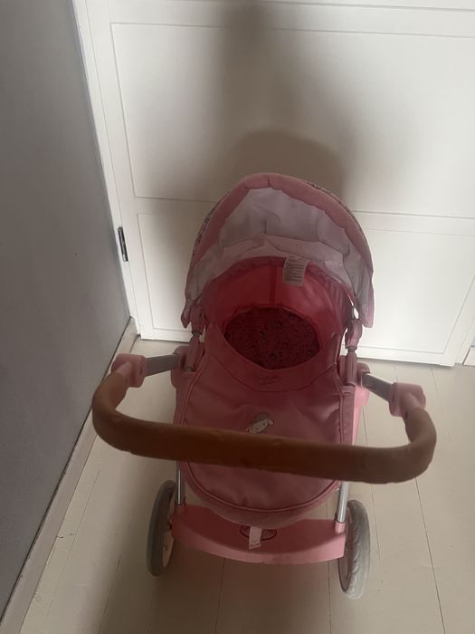 Wózek dziewczęcy dla lalek