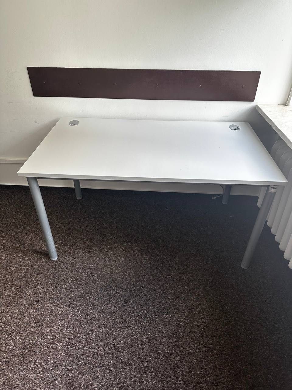 Stół biurowy szary