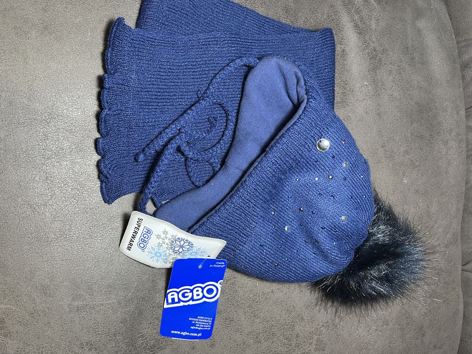 Набір доя дівчинки шапка+ шарф