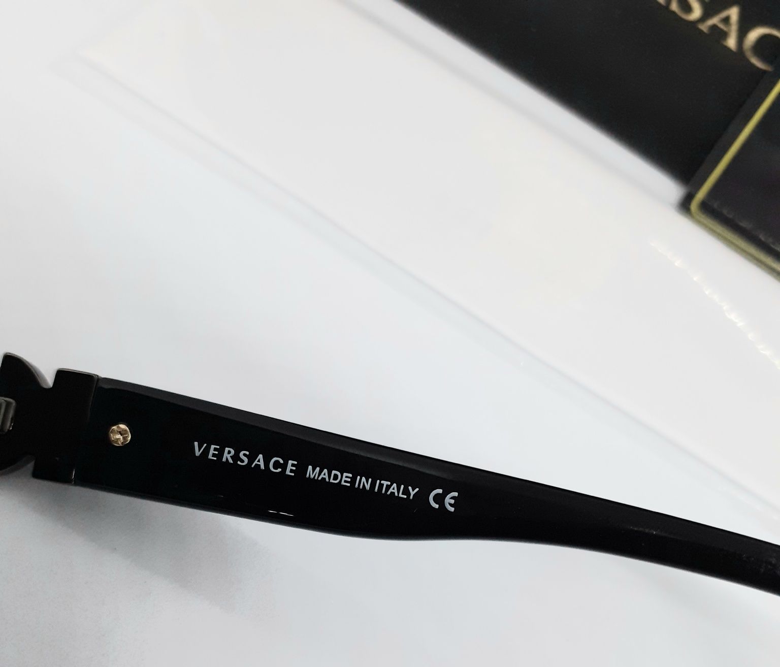 Versace VE 2228 очки унисекс черные в черно серой оправе