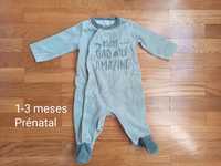 Babygrows bebé 1-3 meses Prénatal