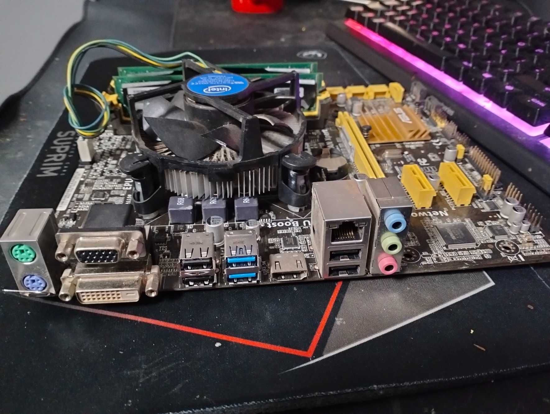 Zestaw: Intel I5-4460, DDR3 8gb, płyta asus B85M-G