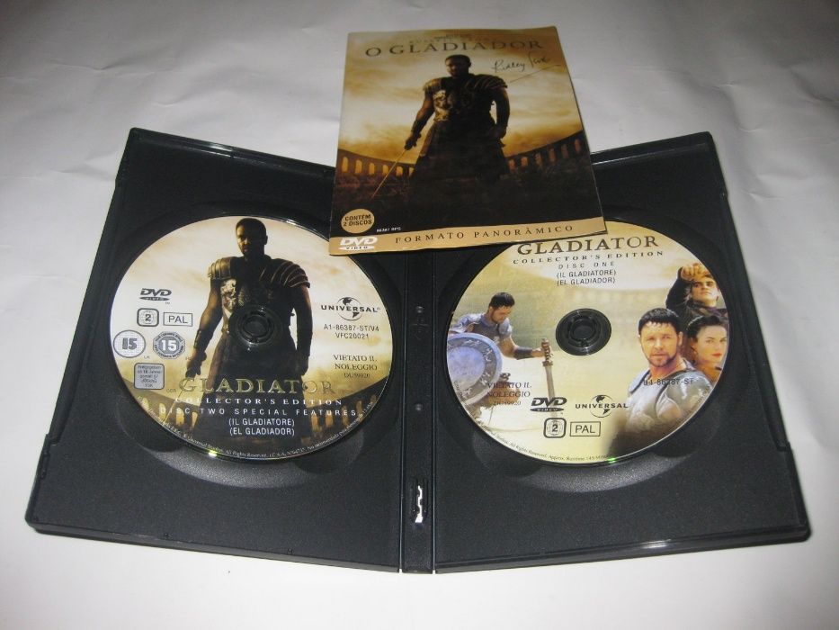 DVD "Gladiador" com Russel Crowe/Edição Especial 2 DVDs