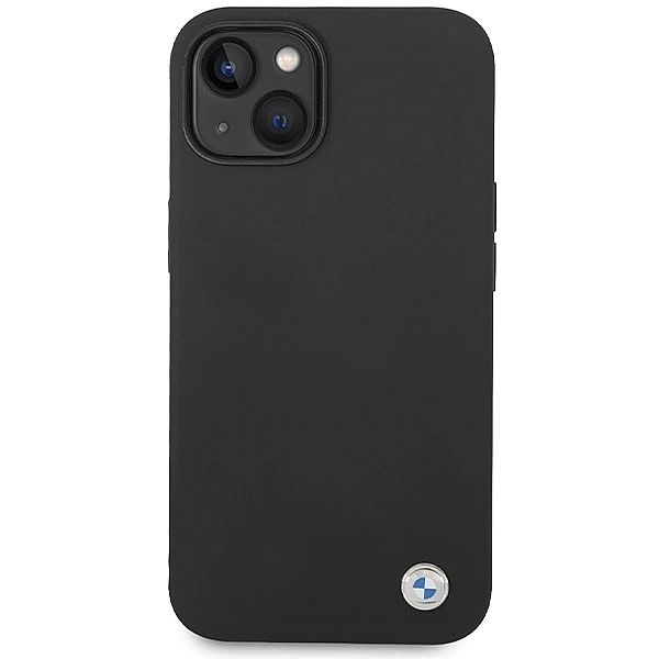 Etui BMW Silicone Metal Logo na iPhone 15 / 14 / 13 - czarne