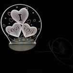 Candeeiro led acrílico USB
