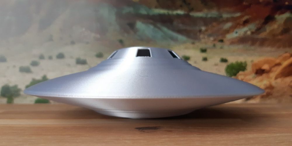 Modelo do OVNI do Bob Lazar