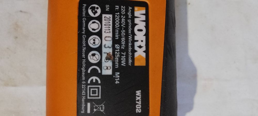 Болгарка worx 125