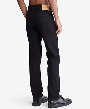 Calvin Klein jeans worn in black Straight