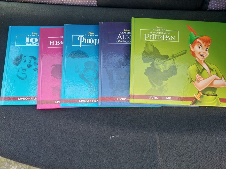 DVDs com Livros Disney colecção completa