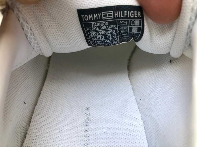 Buty Tommy Hilfiger fashion wedge Damskie, Białe, Rozmiar 41