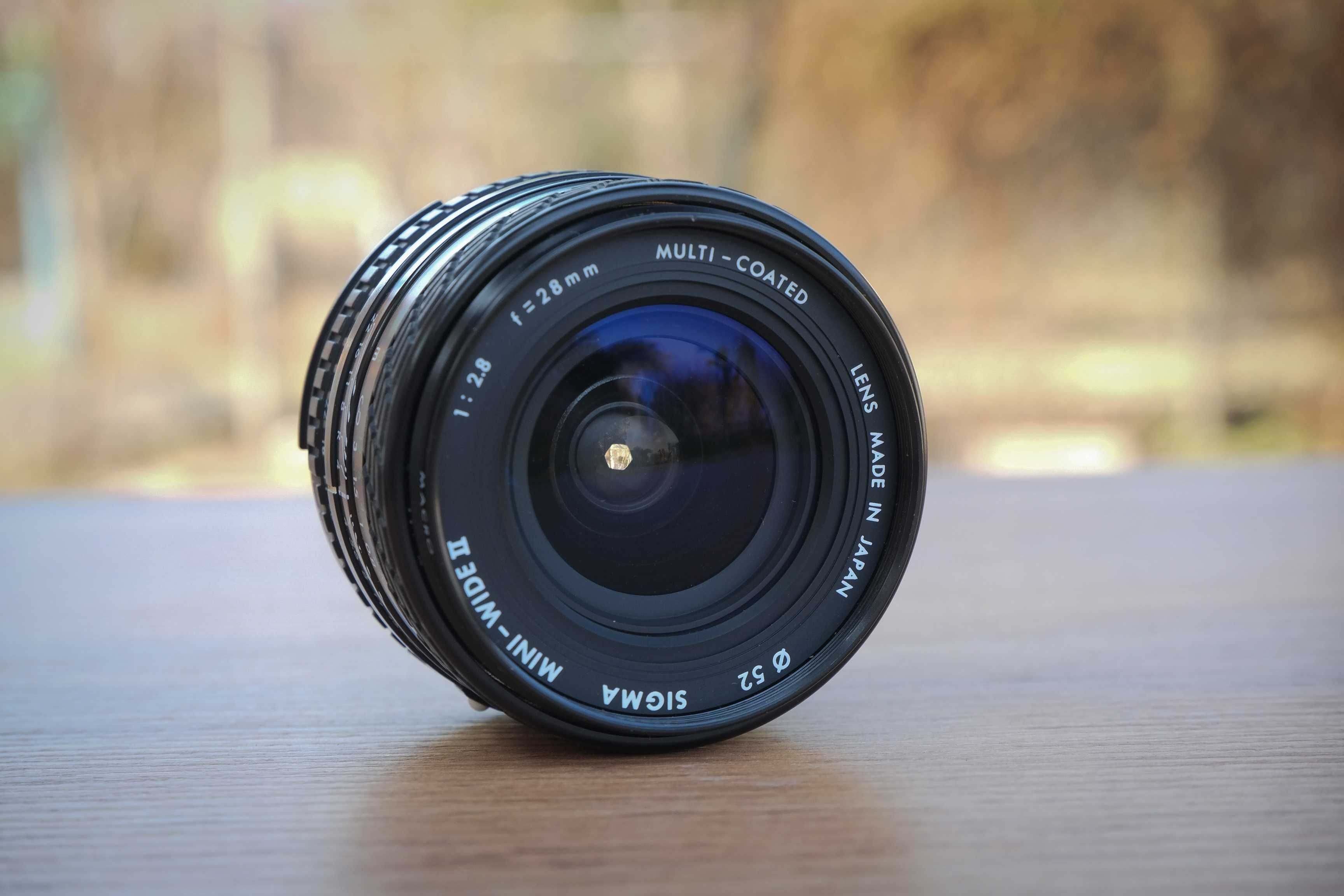 Широкоугольный объектив   Sigma Mini-Wide II 1:2,8  f=28 mm под Nikon